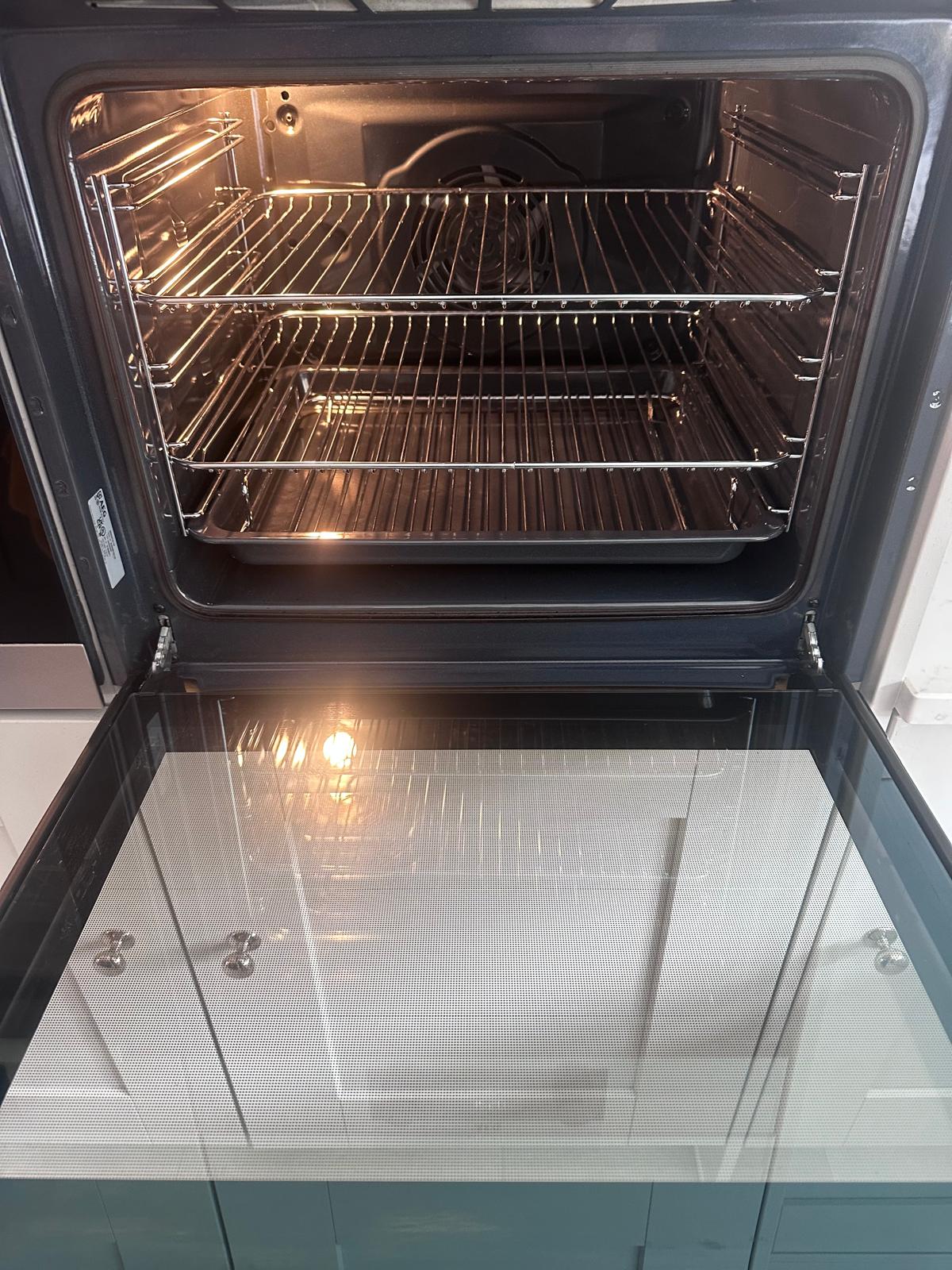 Clean single oven after a deep clean